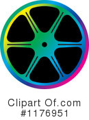 Film Reel Clipart #1176951 by Lal Perera