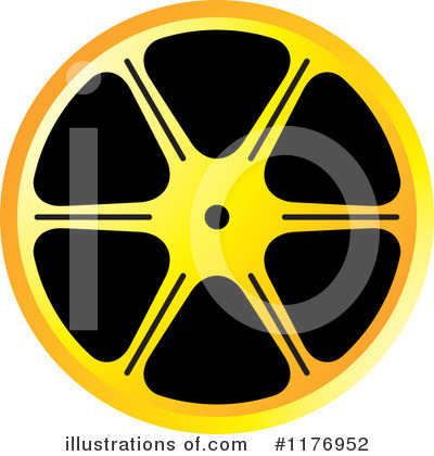 Royalty-Free (RF) Film Reel Clipart Illustration by Lal Perera - Stock Sample #1176952