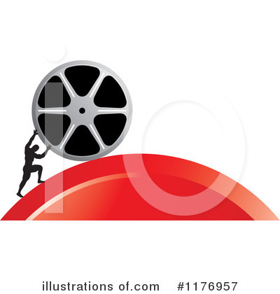Royalty-Free (RF) Film Reel Clipart Illustration by Lal Perera - Stock Sample #1176957