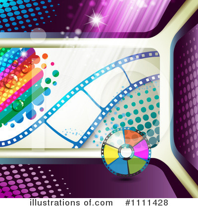 Royalty-Free (RF) Film Strip Clipart Illustration by merlinul - Stock Sample #1111428