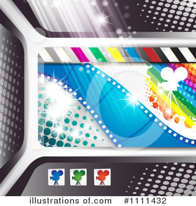 Royalty-Free (RF) Film Strip Clipart Illustration by merlinul - Stock Sample #1111432