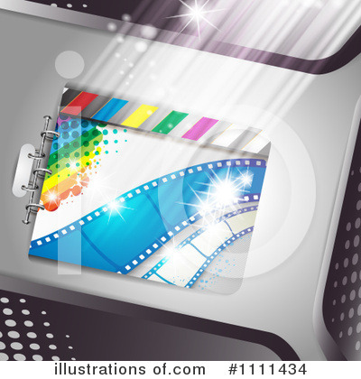 Royalty-Free (RF) Film Strip Clipart Illustration by merlinul - Stock Sample #1111434