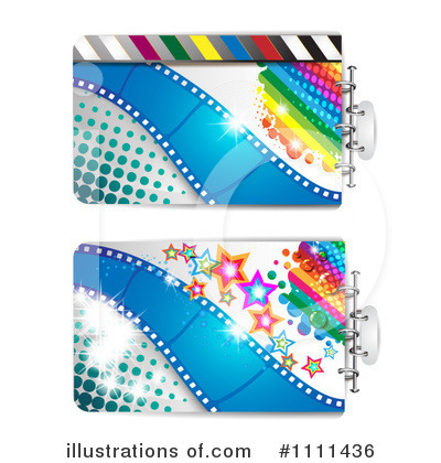 Royalty-Free (RF) Film Strip Clipart Illustration by merlinul - Stock Sample #1111436