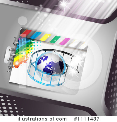 Royalty-Free (RF) Film Strip Clipart Illustration by merlinul - Stock Sample #1111437