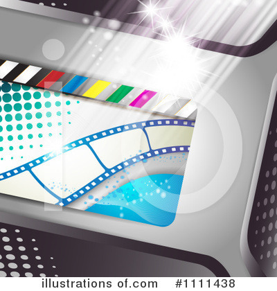 Royalty-Free (RF) Film Strip Clipart Illustration by merlinul - Stock Sample #1111438