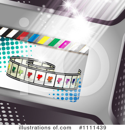 Royalty-Free (RF) Film Strip Clipart Illustration by merlinul - Stock Sample #1111439