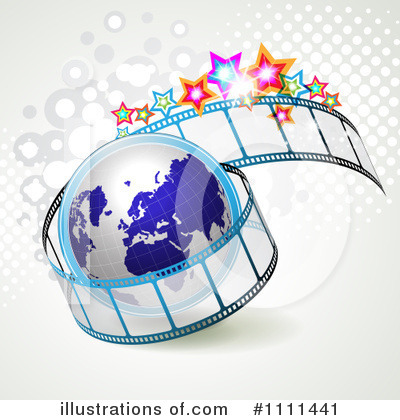Royalty-Free (RF) Film Strip Clipart Illustration by merlinul - Stock Sample #1111441