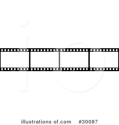 Royalty-Free (RF) Film Strip Clipart Illustration by KJ Pargeter - Stock Sample #30087