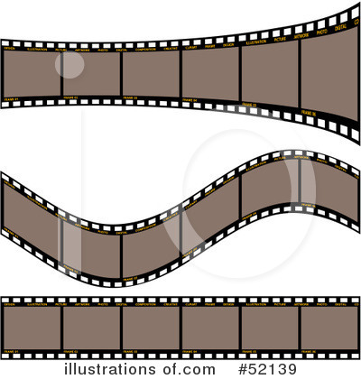 Royalty-Free (RF) Film Strip Clipart Illustration by dero - Stock Sample #52139