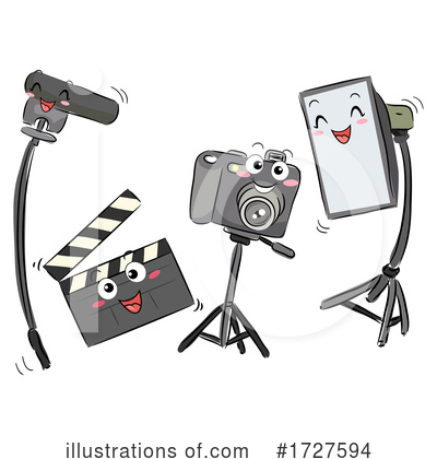 Royalty-Free (RF) Filming Clipart Illustration by BNP Design Studio - Stock Sample #1727594