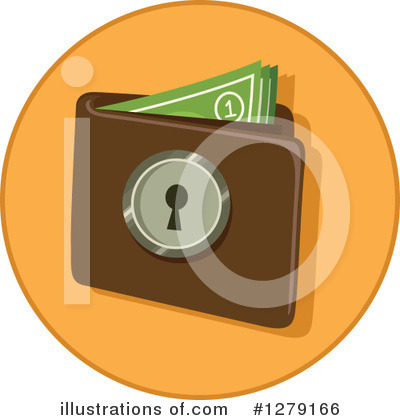 Wallet Clipart #1279166 by BNP Design Studio