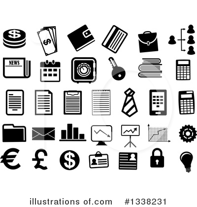 Folder Clipart #1338231 by Vector Tradition SM