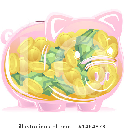 Piggy Bank Clipart #1464878 by BNP Design Studio