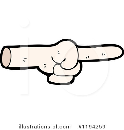 Royalty-Free (RF) Finger Clipart Illustration by lineartestpilot - Stock Sample #1194259
