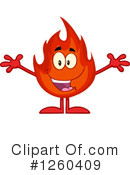 Fire Character Clipart #1260409 by Hit Toon