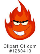 Fire Character Clipart #1260413 by Hit Toon