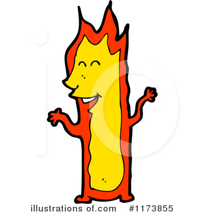 Royalty-Free (RF) Fire Clipart Illustration by lineartestpilot - Stock Sample #1173855