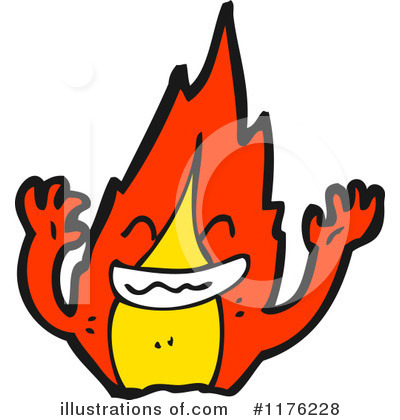Royalty-Free (RF) Fire Clipart Illustration by lineartestpilot - Stock Sample #1176228