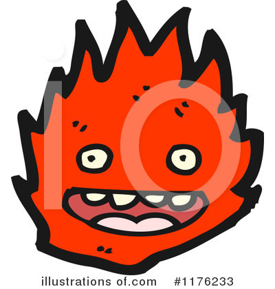 Royalty-Free (RF) Fire Clipart Illustration by lineartestpilot - Stock Sample #1176233