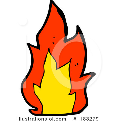 Royalty-Free (RF) Fire Clipart Illustration by lineartestpilot - Stock Sample #1183279