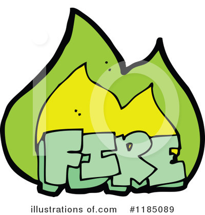 Royalty-Free (RF) Fire Clipart Illustration by lineartestpilot - Stock Sample #1185089