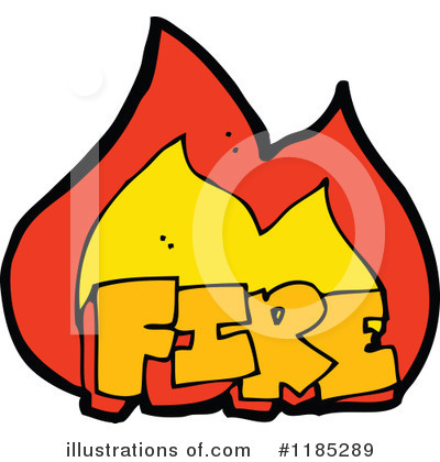 Royalty-Free (RF) Fire Clipart Illustration by lineartestpilot - Stock Sample #1185289