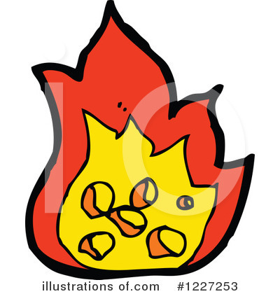 Royalty-Free (RF) Fire Clipart Illustration by lineartestpilot - Stock Sample #1227253