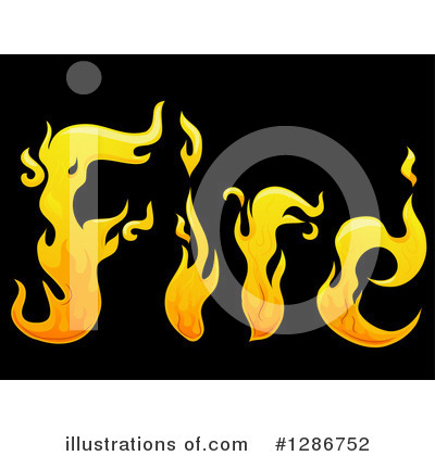 Royalty-Free (RF) Fire Clipart Illustration by BNP Design Studio - Stock Sample #1286752