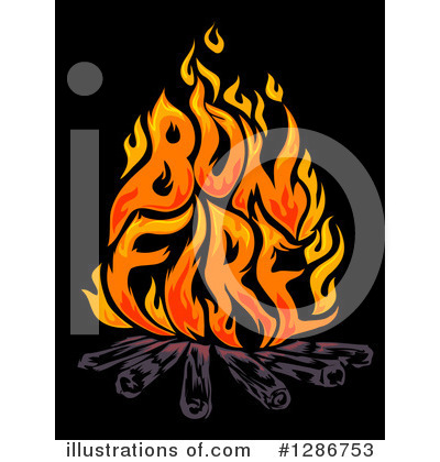 Flames Clipart #1286753 by BNP Design Studio