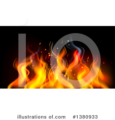 Royalty-Free (RF) Fire Clipart Illustration by AtStockIllustration - Stock Sample #1380933