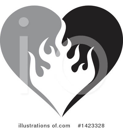 Flames Clipart #1423328 by Any Vector