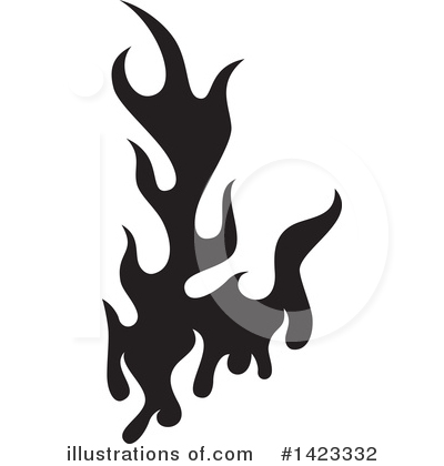 Flames Clipart #1423332 by Any Vector