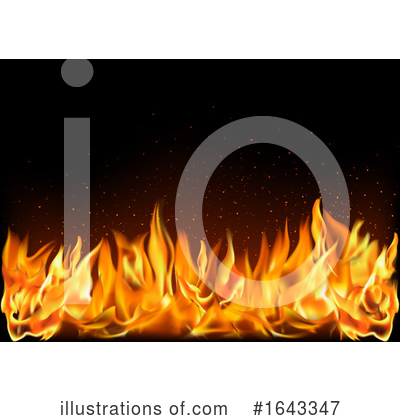 Flames Clipart #1643347 by dero