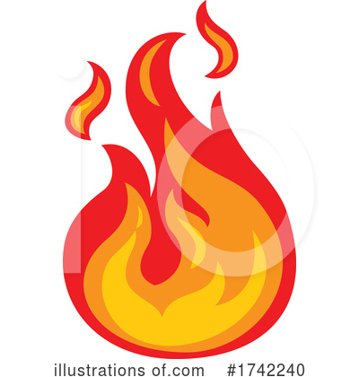 Royalty-Free (RF) Fire Clipart Illustration by AtStockIllustration - Stock Sample #1742240