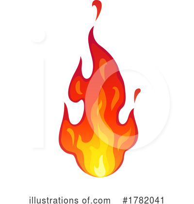 Flame Clipart #1782041 by Vector Tradition SM