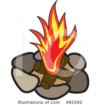 Royalty-Free (RF) Fire Clipart Illustration by Pams Clipart - Stock Sample #62582