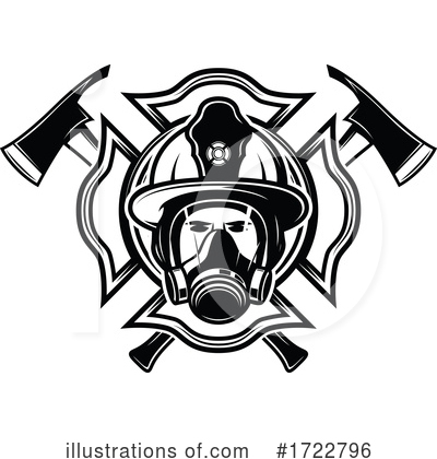 Fireman Clipart #1722796 by Vector Tradition SM