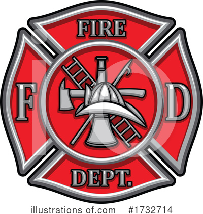 Royalty-Free (RF) Fire Department Clipart Illustration by Vector Tradition SM - Stock Sample #1732714