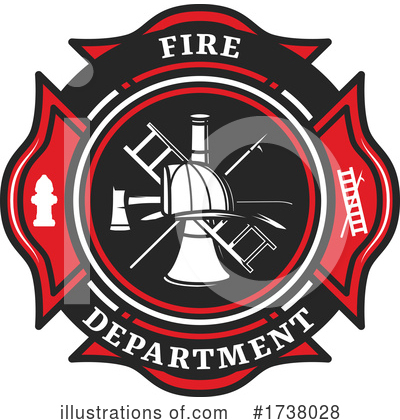 Fireman Clipart #1738028 by Vector Tradition SM