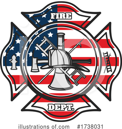 Royalty-Free (RF) Fire Department Clipart Illustration by Vector Tradition SM - Stock Sample #1738031