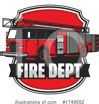 Firefighter Clipart #1749552 by Vector Tradition SM