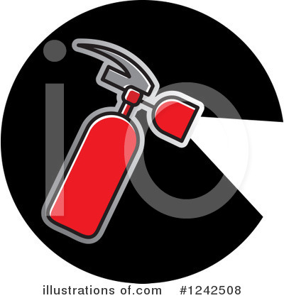 Fire Extinguisher Clipart #1242508 by Lal Perera