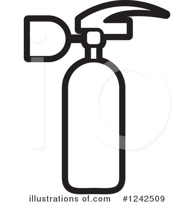 Royalty-Free (RF) Fire Extinguisher Clipart Illustration by Lal Perera - Stock Sample #1242509