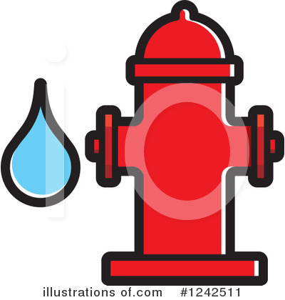 Royalty-Free (RF) Fire Hydrant Clipart Illustration by Lal Perera - Stock Sample #1242511