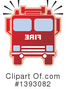 Fire Truck Clipart #1393082 by Lal Perera