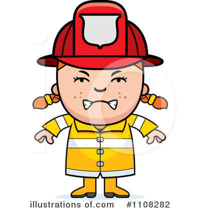 Royalty-Free (RF) Firefighter Clipart Illustration by Cory Thoman - Stock Sample #1108282