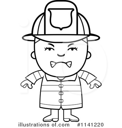 Royalty-Free (RF) Firefighter Clipart Illustration by Cory Thoman - Stock Sample #1141220