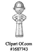 Firefighter Clipart #1687743 by Leo Blanchette