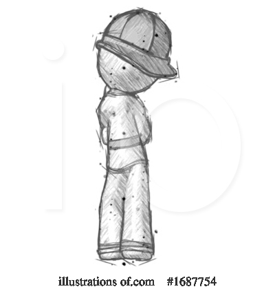 Royalty-Free (RF) Firefighter Clipart Illustration by Leo Blanchette - Stock Sample #1687754