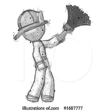 Royalty-Free (RF) Firefighter Clipart Illustration by Leo Blanchette - Stock Sample #1687777